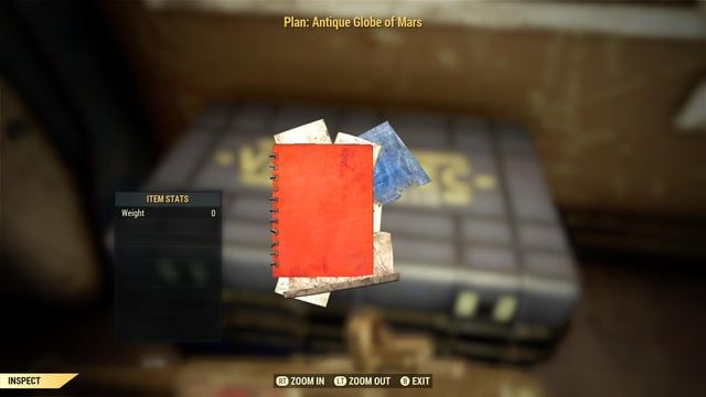 [ PS4/PS5 ] Plan: Antique Globe of Mars (instant delivery)