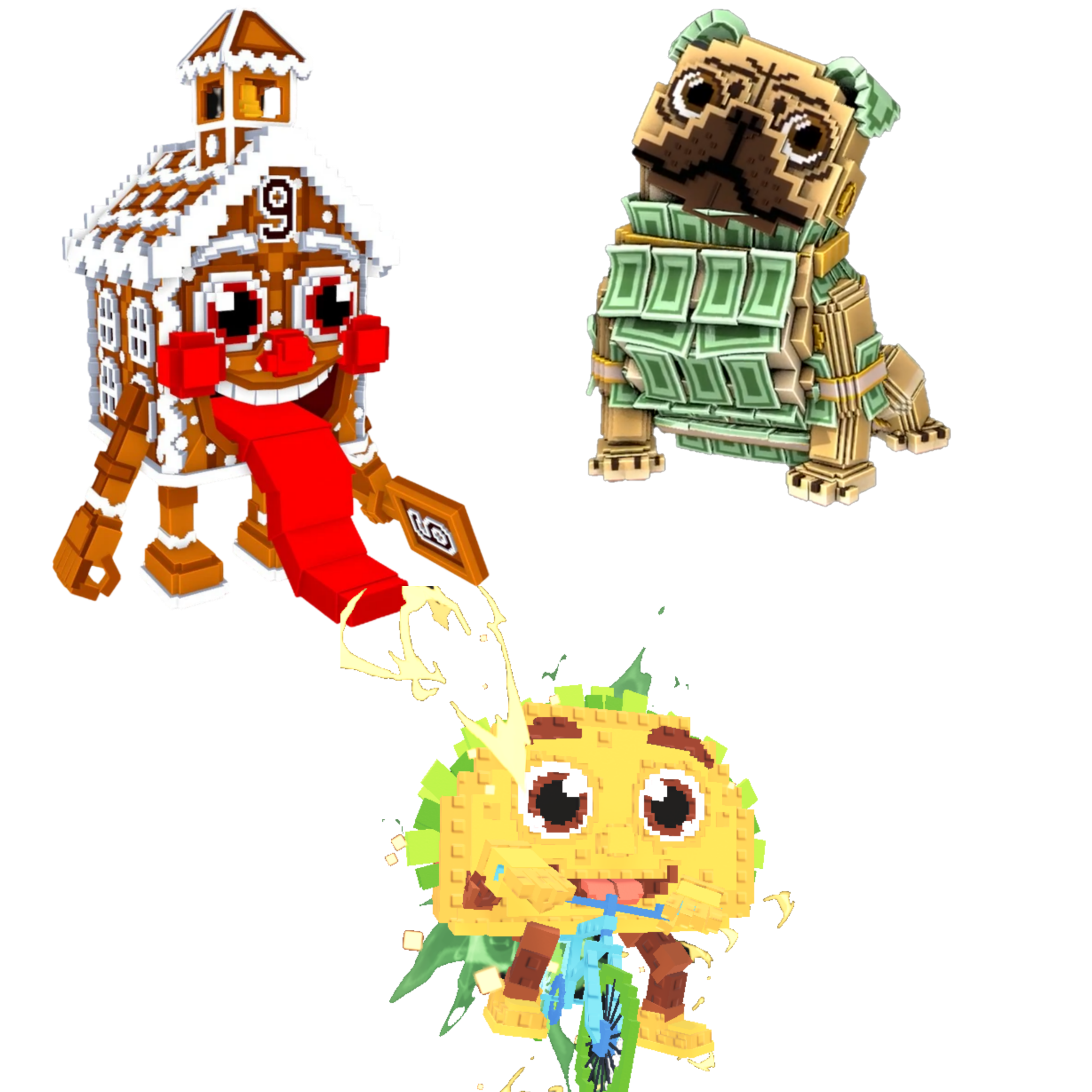 [BUNDLE] - 💕 1x La Ginger Sekolah 💕 1x Tacorita Bicicleta 💕 1x Money Money Puggy