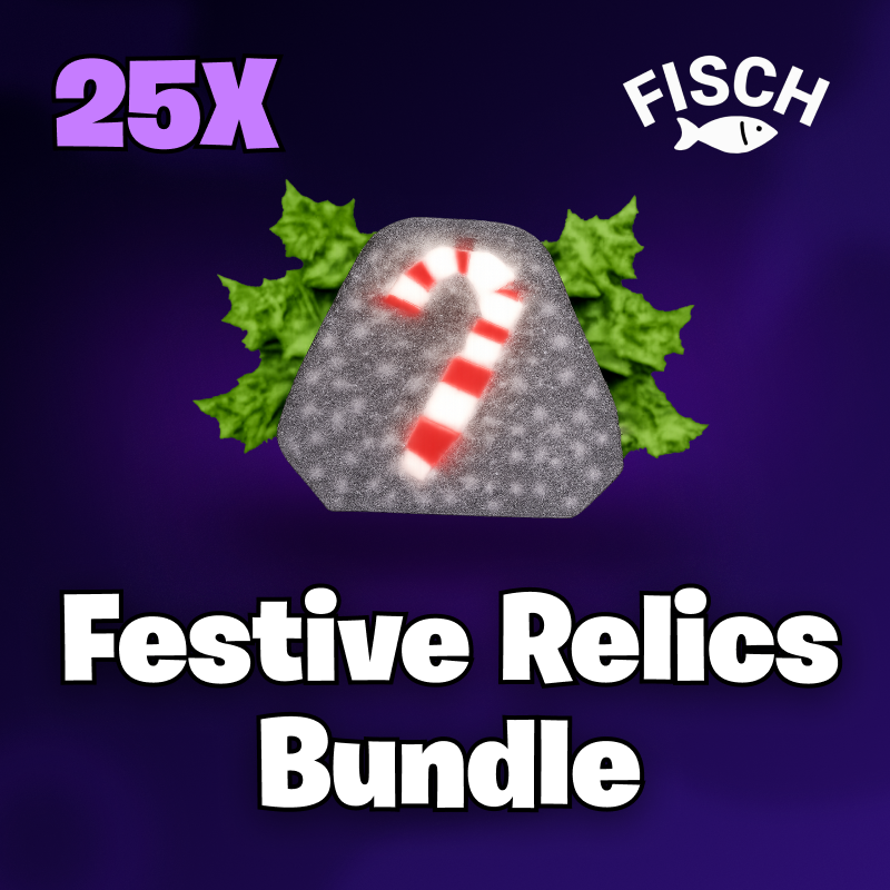 25X Festive Relics 🐟 Roblox Fisch - Cheap | Fast Delivery