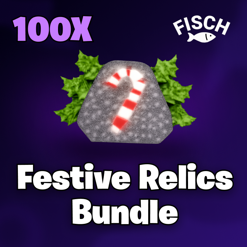 100X Festive Relics 🐟 Roblox Fisch - Cheap | Fast Delivery