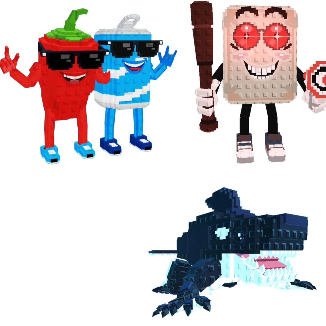 [BUNDLE] - 🧱 1x Swaggy Bros 🧱 1x Tang Tang Keletang 🧱 1x Orcaledon