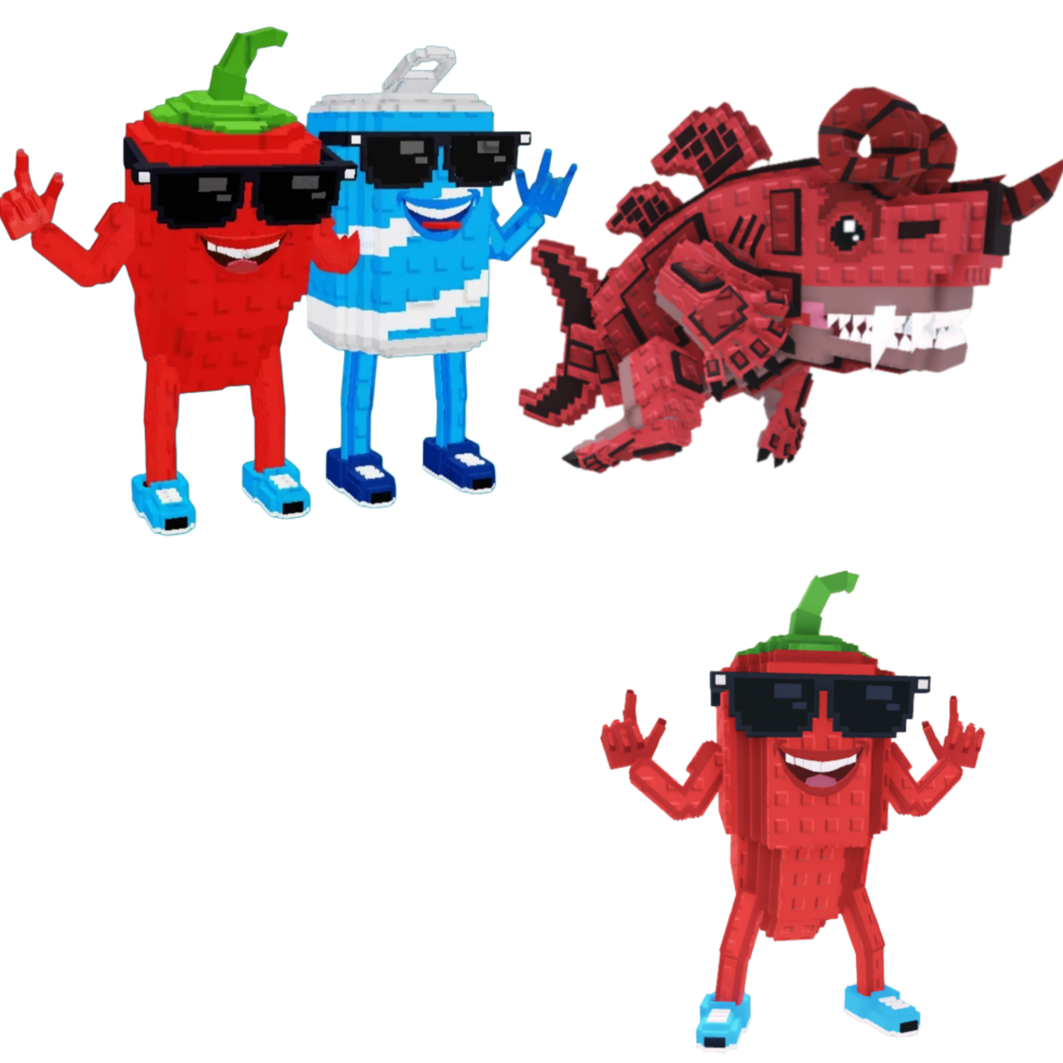 [BUNDLE] - 🗽 1x Swaggy Bros 🗽 1x Eviledon 🗽 1x Chillin Chil