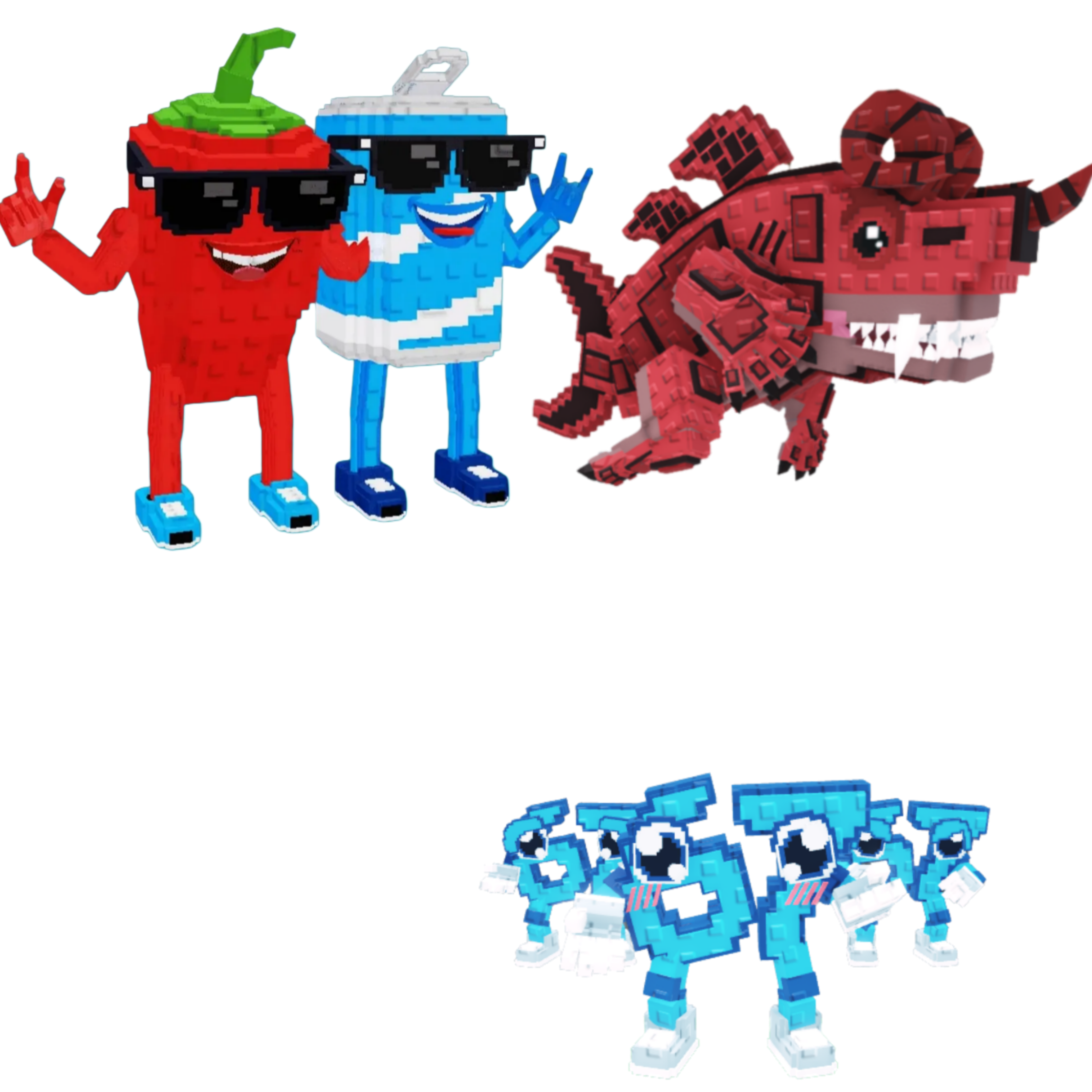 [BUNDLE] - ⛺ 1x Swaggy Bros ⛺ 1x Eviledon ⛺ 1x Los 67 (six seven)
