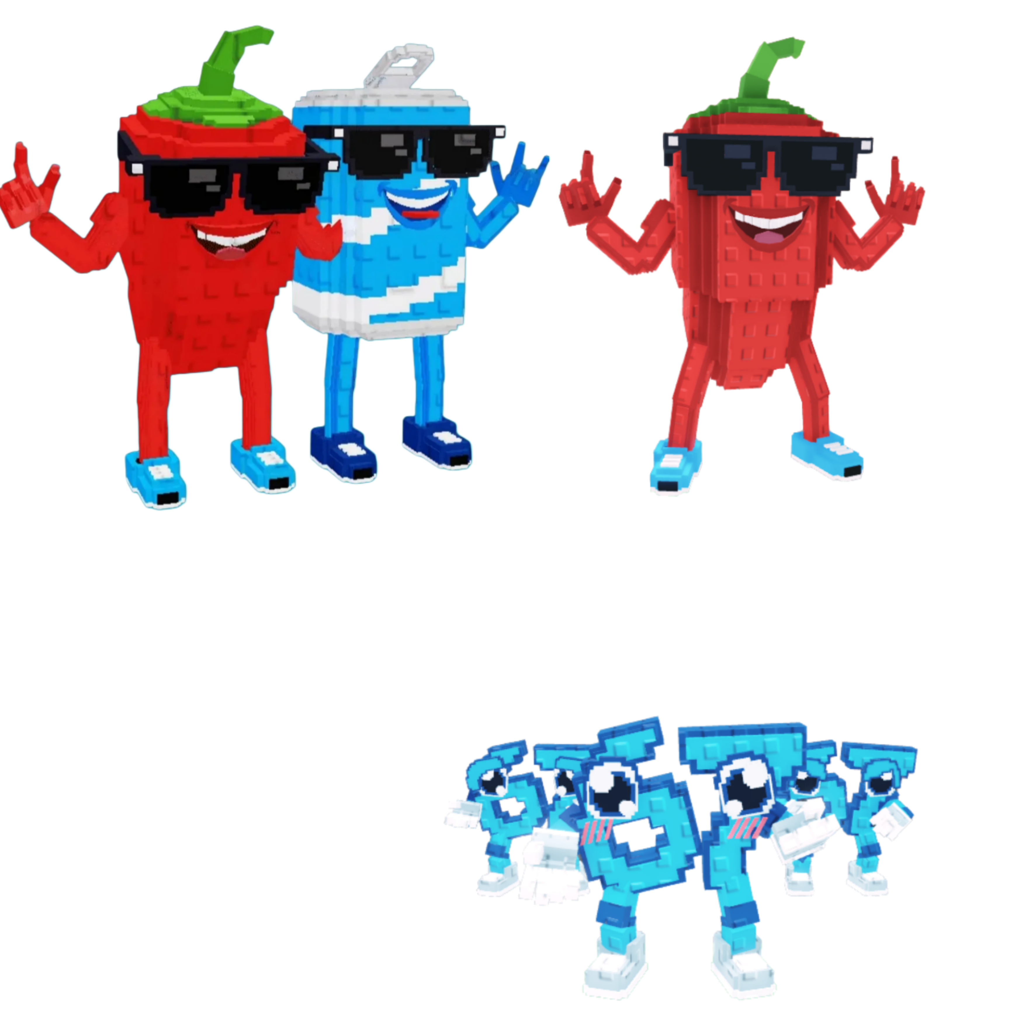 [BUNDLE] - 🌅 1x Swaggy Bros 🌅 1x Los 67 (six seven) 🌅 1x Chillin Chil