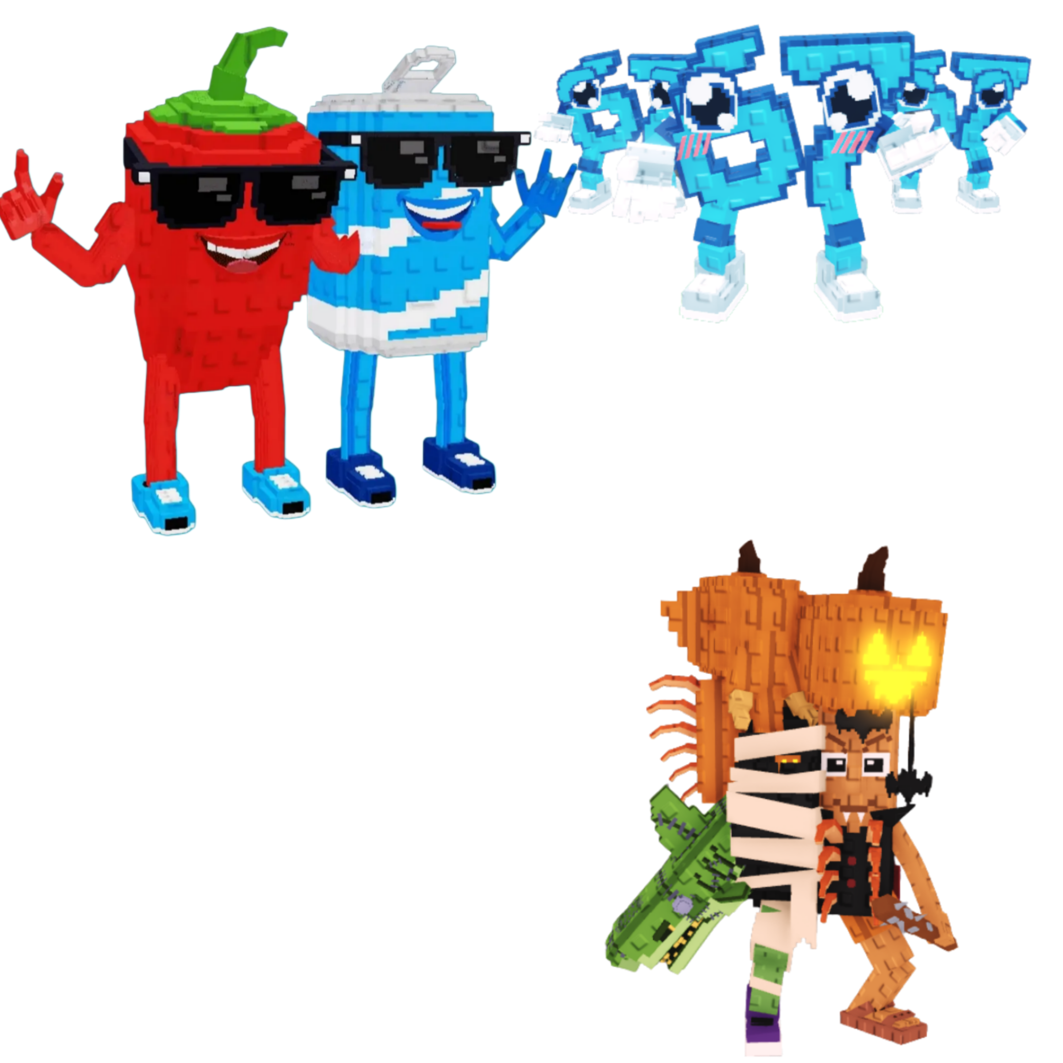 [BUNDLE] - 🌆 1x Swaggy Bros 🌆 1x La Spooky Grande 🌆 1x Los 67 (six seven)