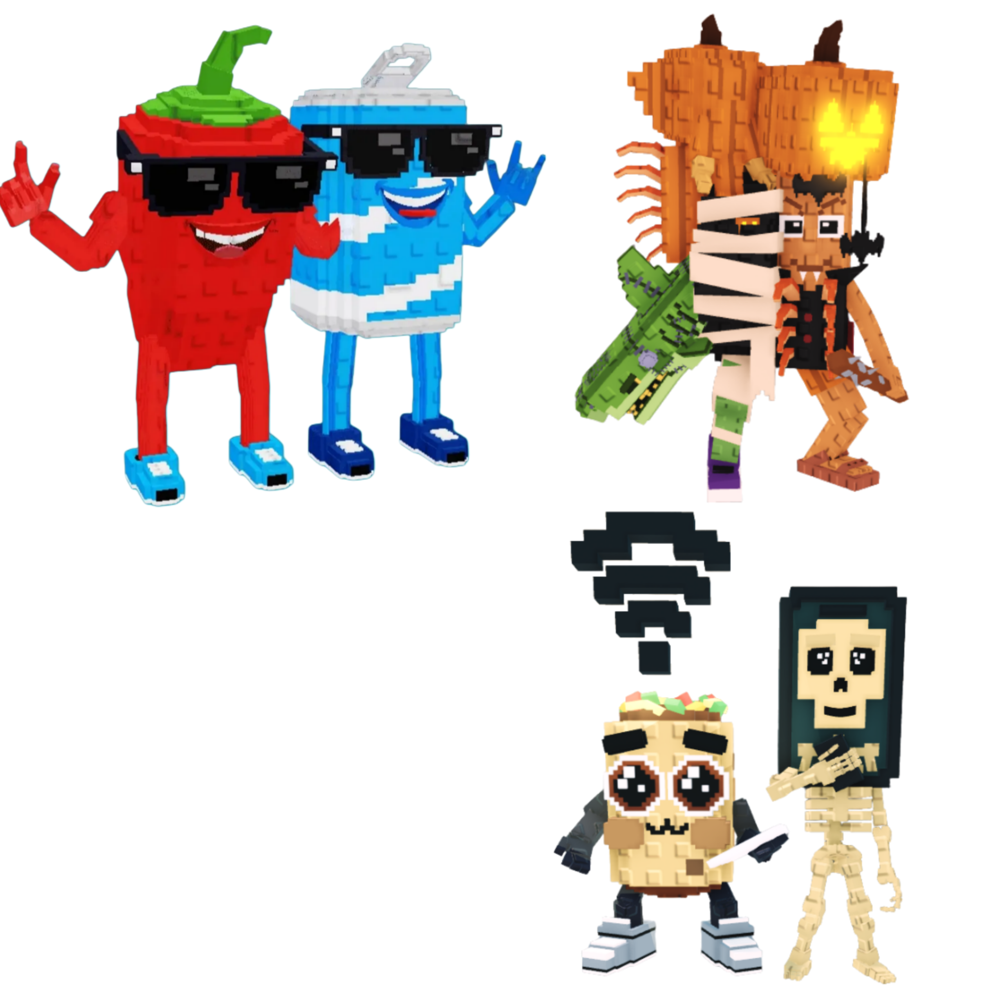 [BUNDLE] - 🌇 1x Swaggy Bros 🌇 1x La Spooky Grande 🌇 1x Los Mobilis