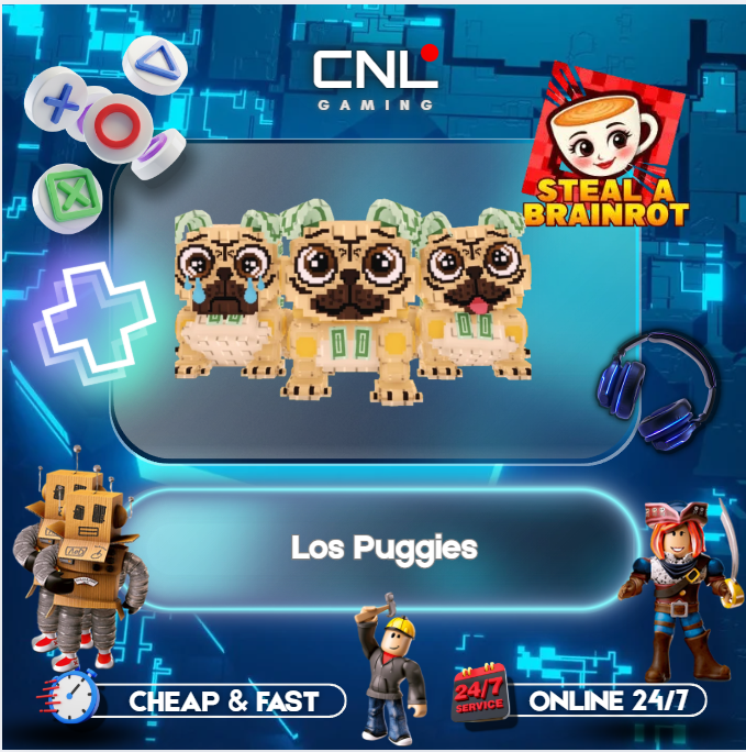 Steal  A Brainrot > Los Puggies | Random 100m/s+
