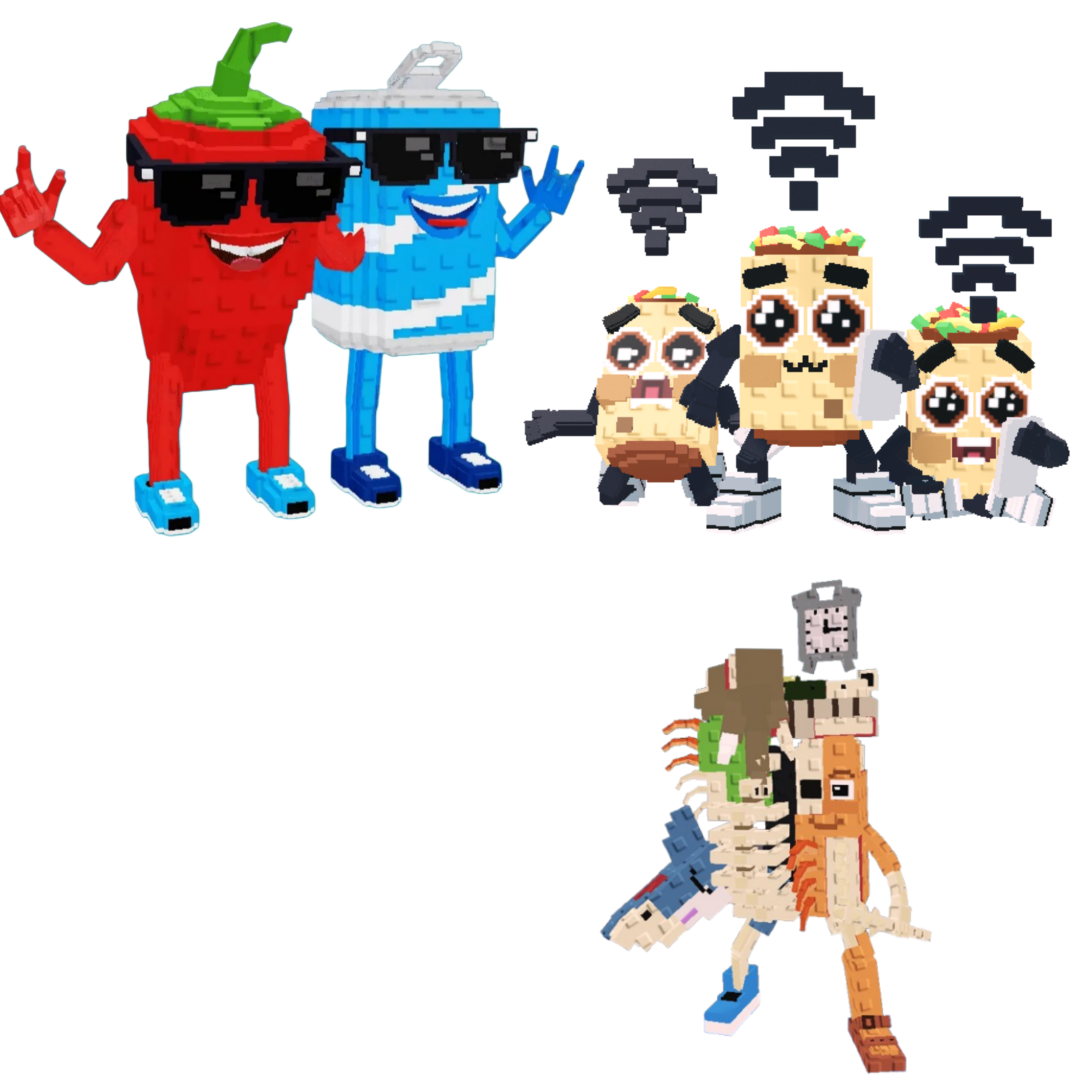 [BUNDLE] - 🚍 1x Swaggy Bros 🚍 1x Los Nooo My Hotspotsitos 🚍 1x La Extinct Grande