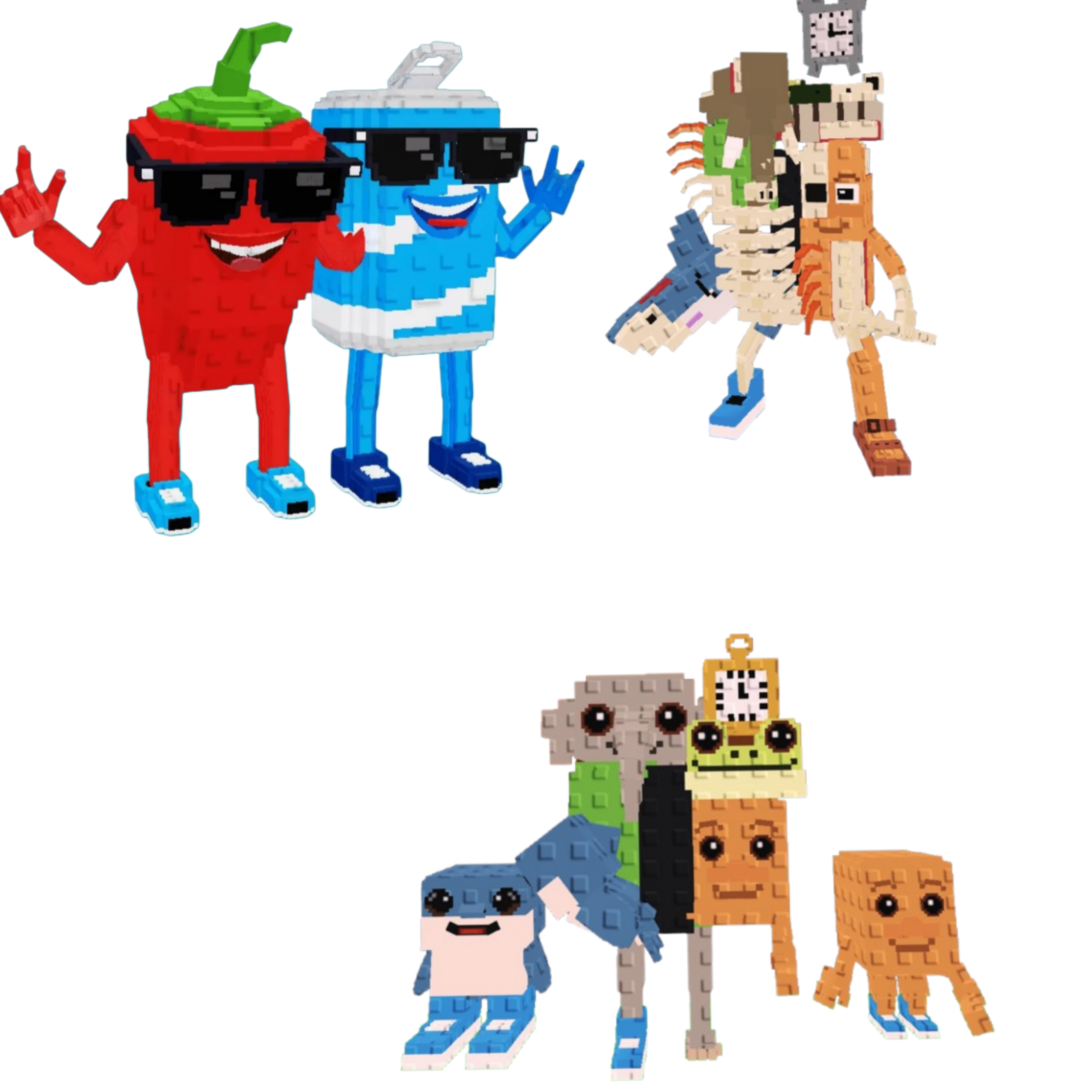 [BUNDLE] - 🚕 1x Swaggy Bros 🚕 1x Los Combinasionas 🚕 1x La Extinct Grande