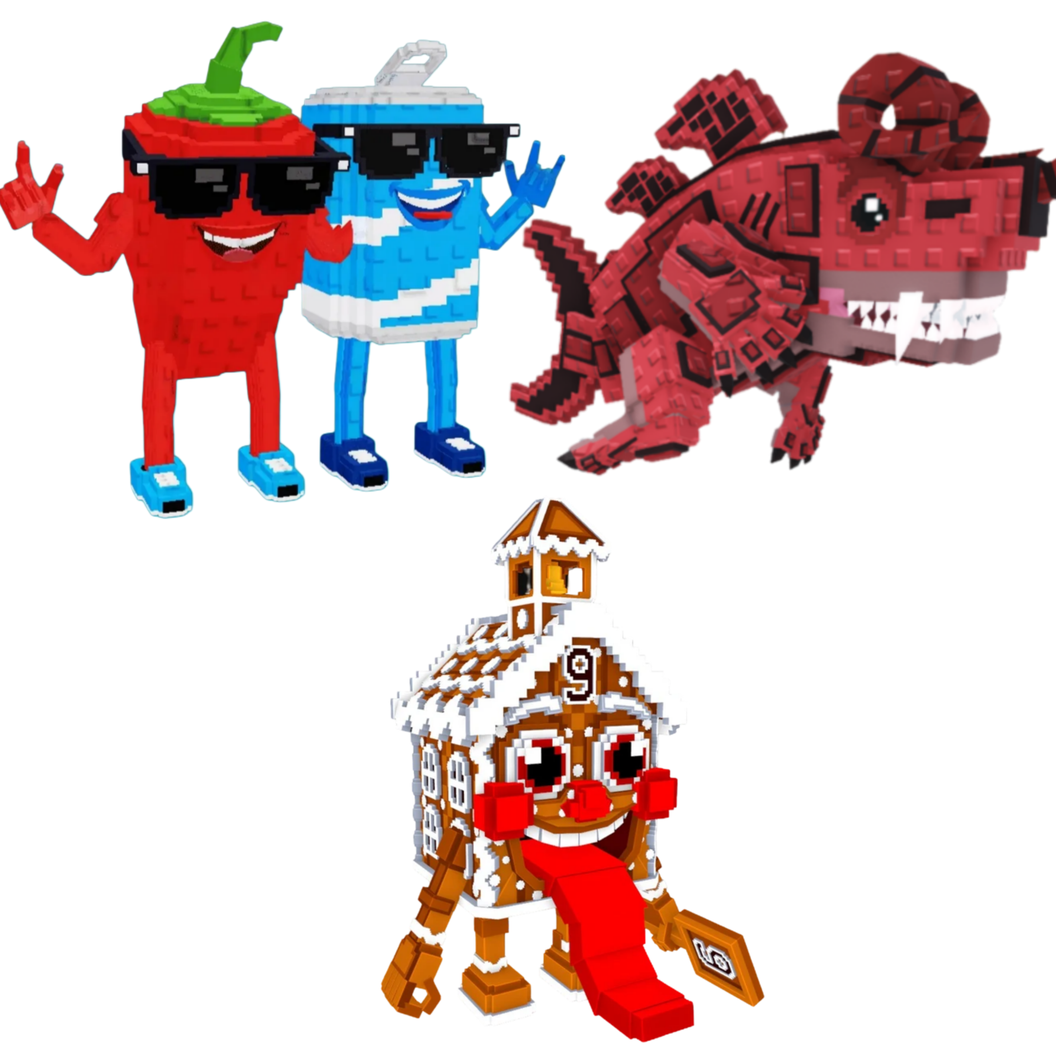 [BUNDLE] - 🚚 1x Swaggy Bros 🚚 1x Eviledon 🚚 1x La Ginger Sekolah