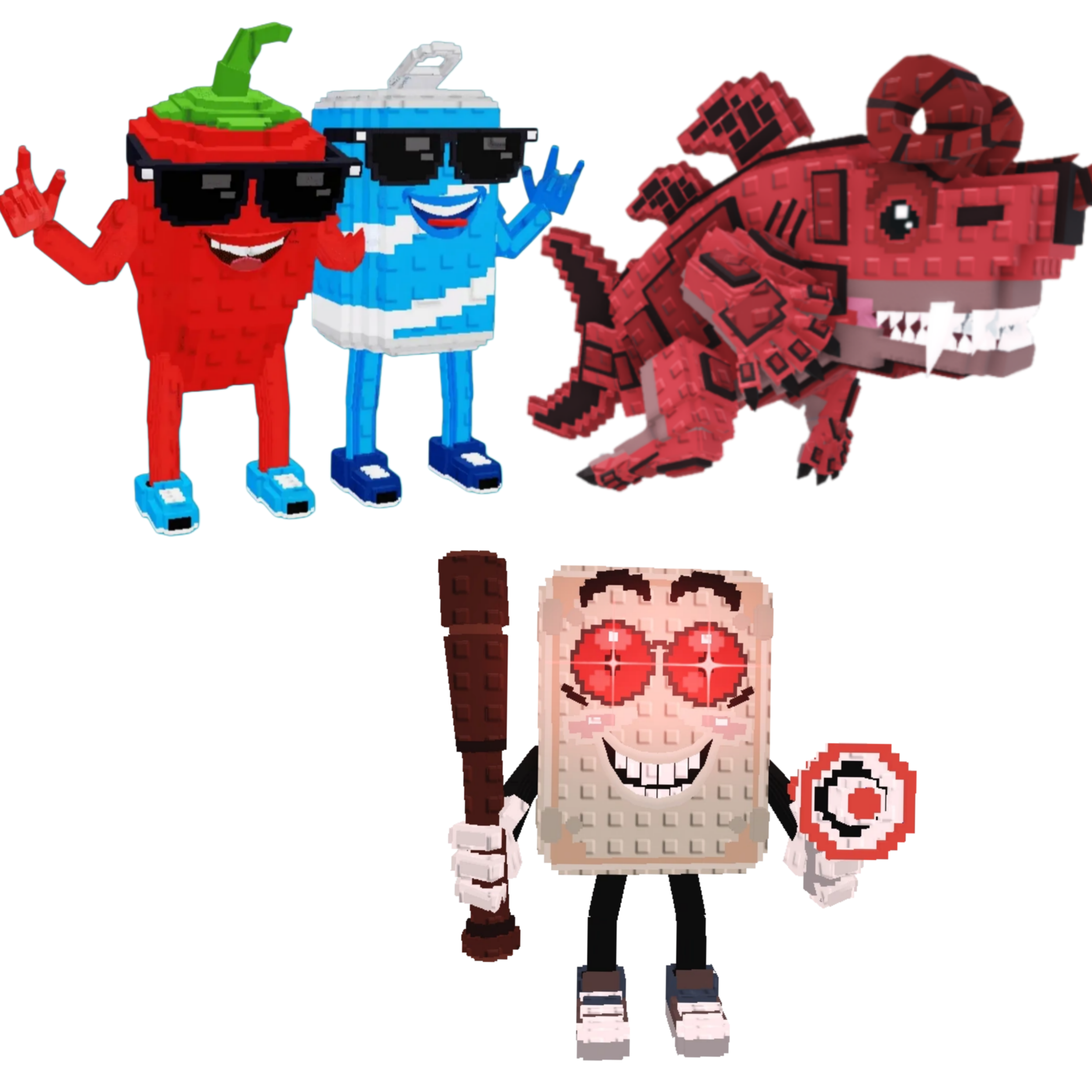 [BUNDLE] - 🚛 1x Swaggy Bros 🚛 1x Eviledon 🚛 1x Tang Tang Keletang