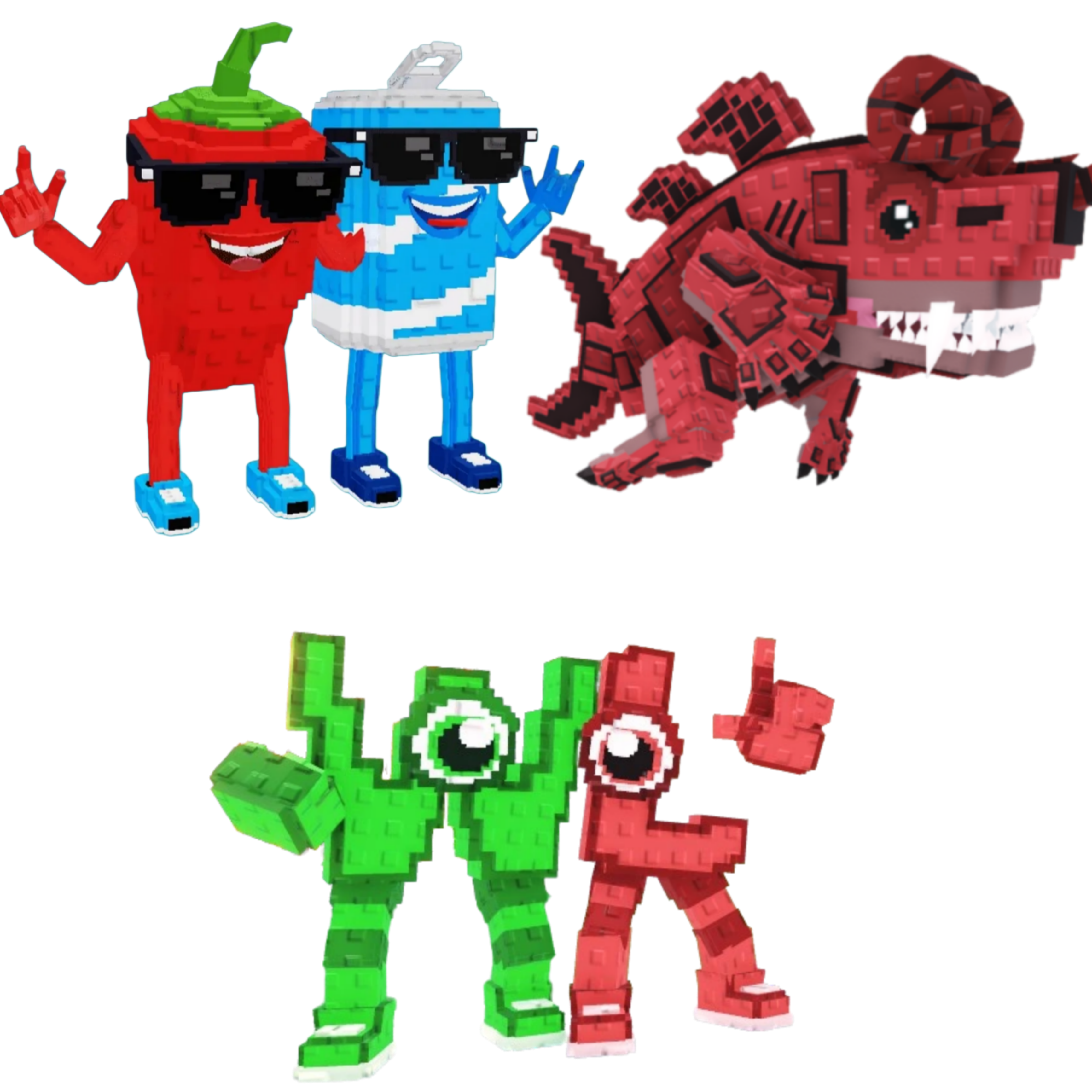 [BUNDLE] - 🏍️ 1x Swaggy Bros 🏍️ 1x Eviledon 🏍️ 1x W or L (WorL)