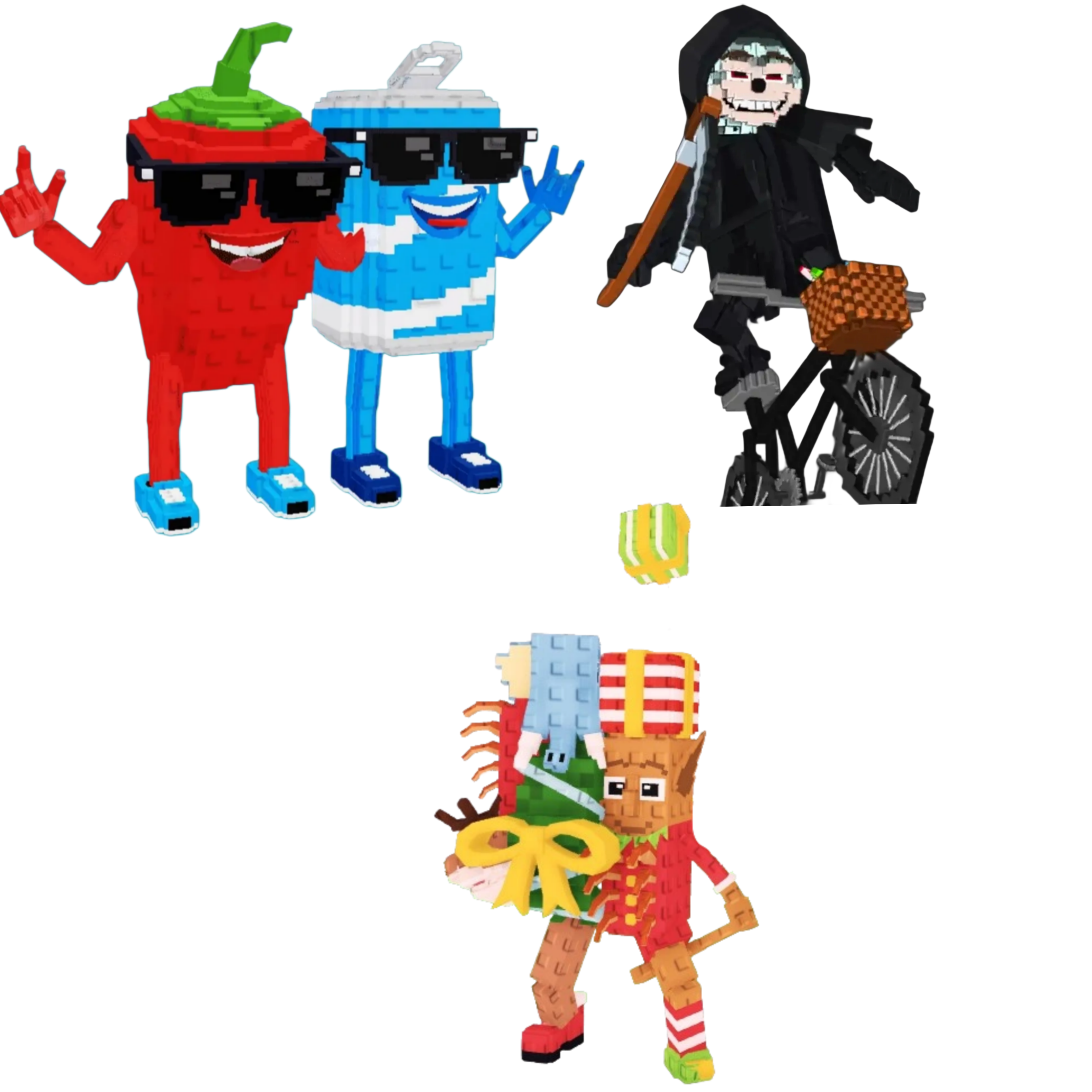 [BUNDLE] - 🦼 1x Swaggy Bros 🦼 1x Mieteteira Bicicleteira 🦼 1x La Jolly Grande