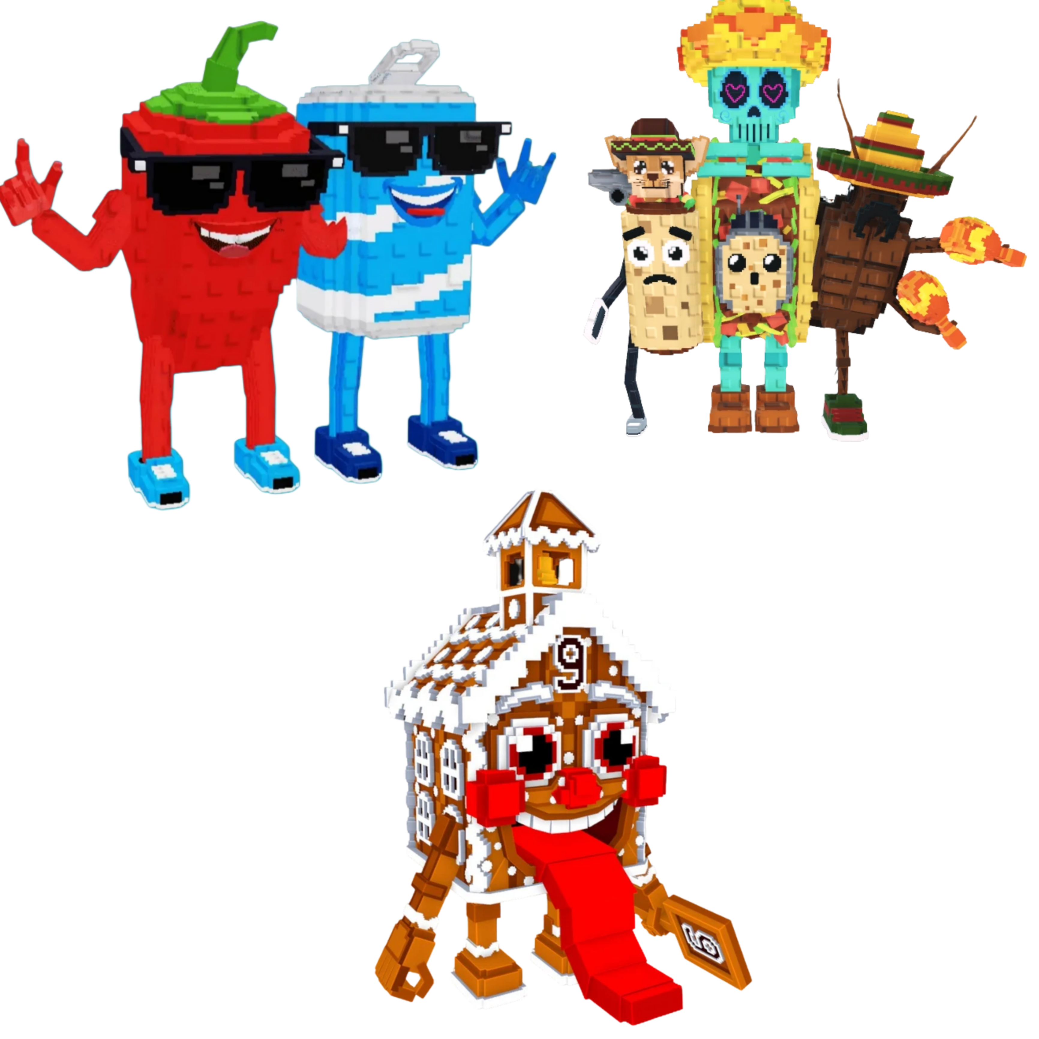 [BUNDLE] - 🛴 1x Swaggy Bros 🛴 1x La Taco Combinasion 🛴 1x La Ginger Sekolah