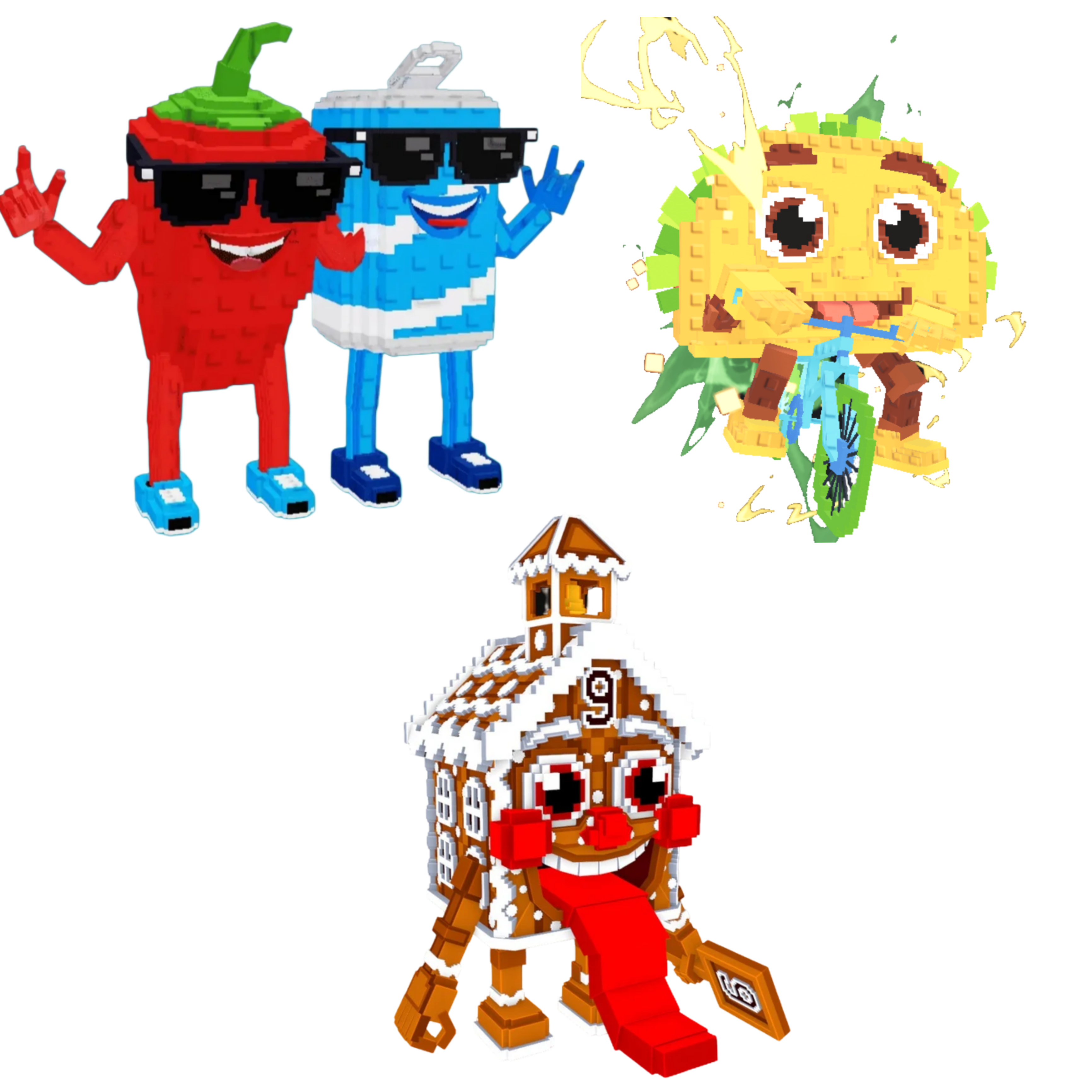 [BUNDLE] - ⛽ 1x Swaggy Bros ⛽ 1x Tacorita Bicicleta ⛽ 1x La Ginger Sekolah