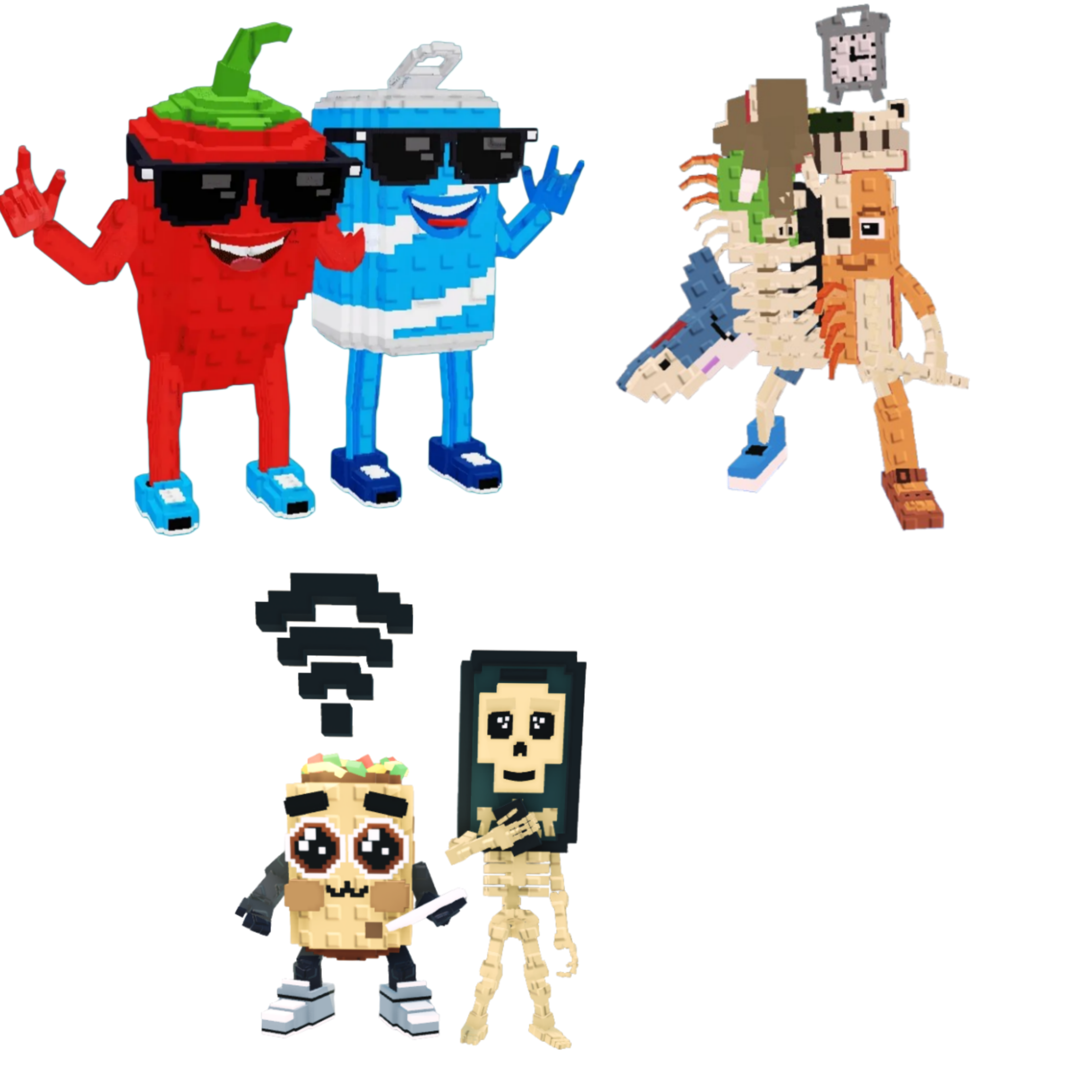 [BUNDLE] - 🚨 1x Swaggy Bros 🚨 1x La Extinct Grande 🚨 1x Los Mobilis