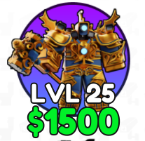 [ Godly ] Golden Titan Cameraman ( Skibidi Tower Defense ) | Ready Unit✅ | INSTANT DELIVERY✅