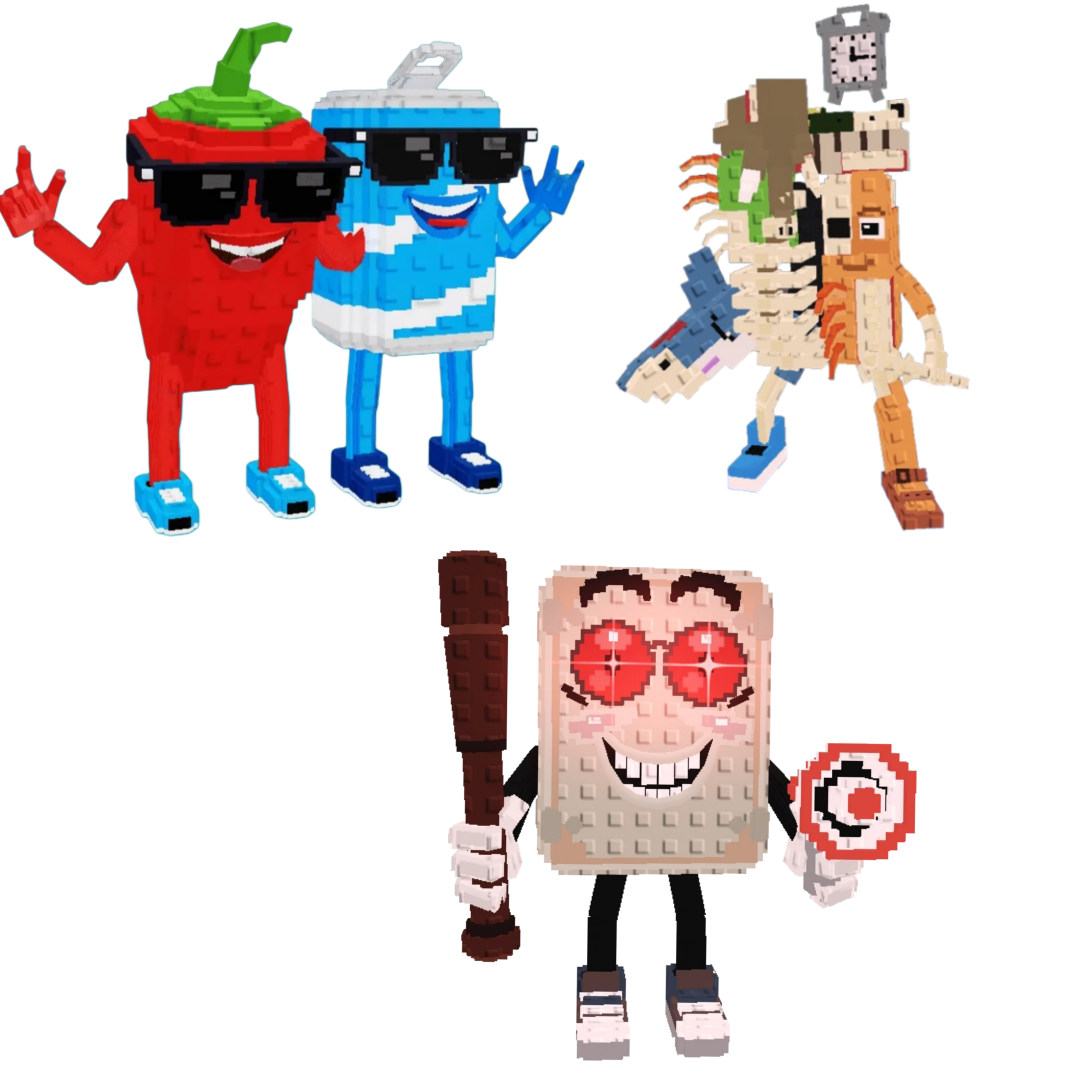 [BUNDLE] - 🛶 1x Swaggy Bros 🛶 1x La Extinct Grande 🛶 1x Tang Tang Keletang
