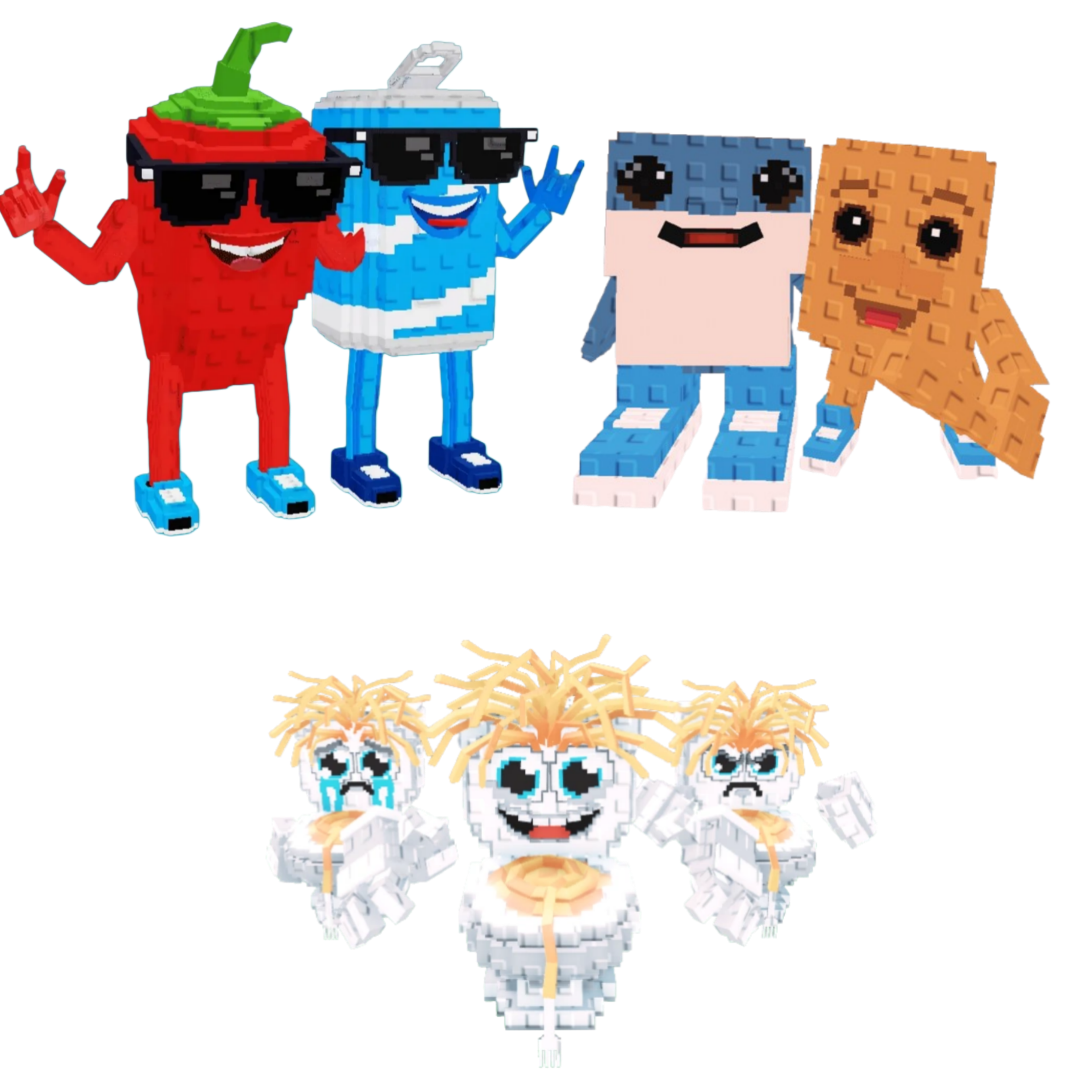 [BUNDLE] - ✈️ 1x Swaggy Bros ✈️ 1x Los Bros ✈️ 1x Los Spaghettis