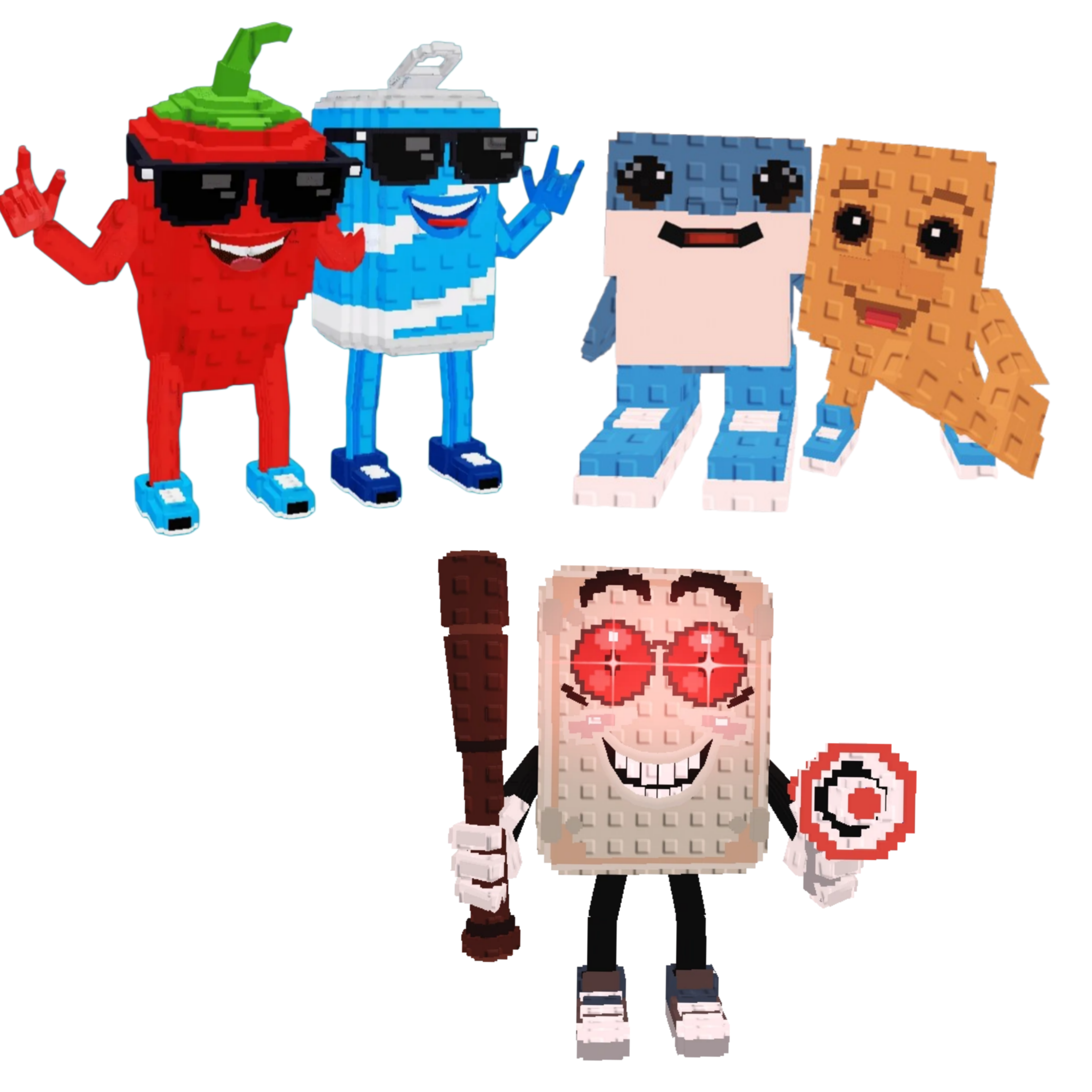 [BUNDLE] - 🛬 1x Swaggy Bros 🛬 1x Los Bros 🛬 1x Tang Tang Keletang