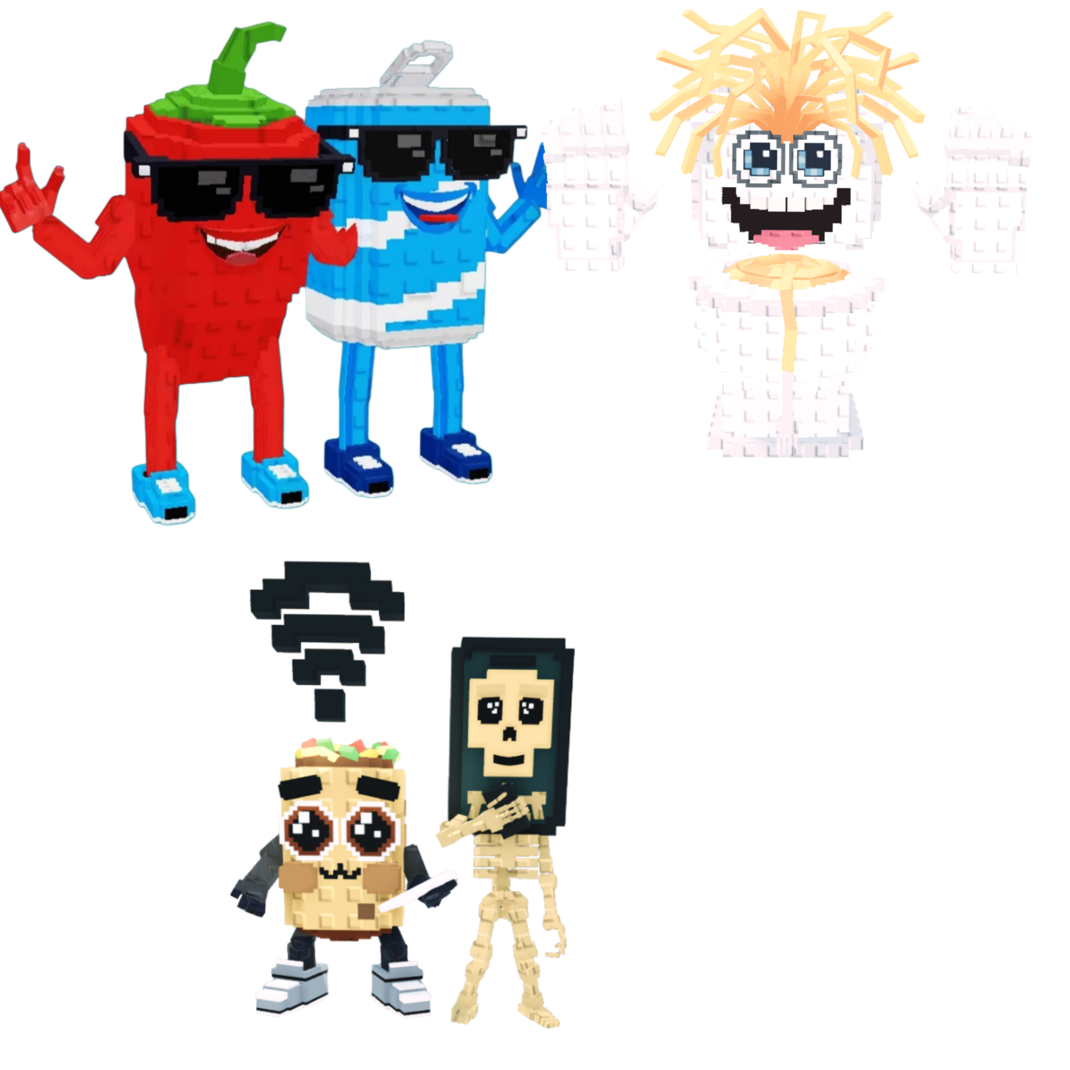 [BUNDLE] - 💺 1x Swaggy Bros 💺 1x Spaghetti Tualetti 💺 1x Los Mobilis