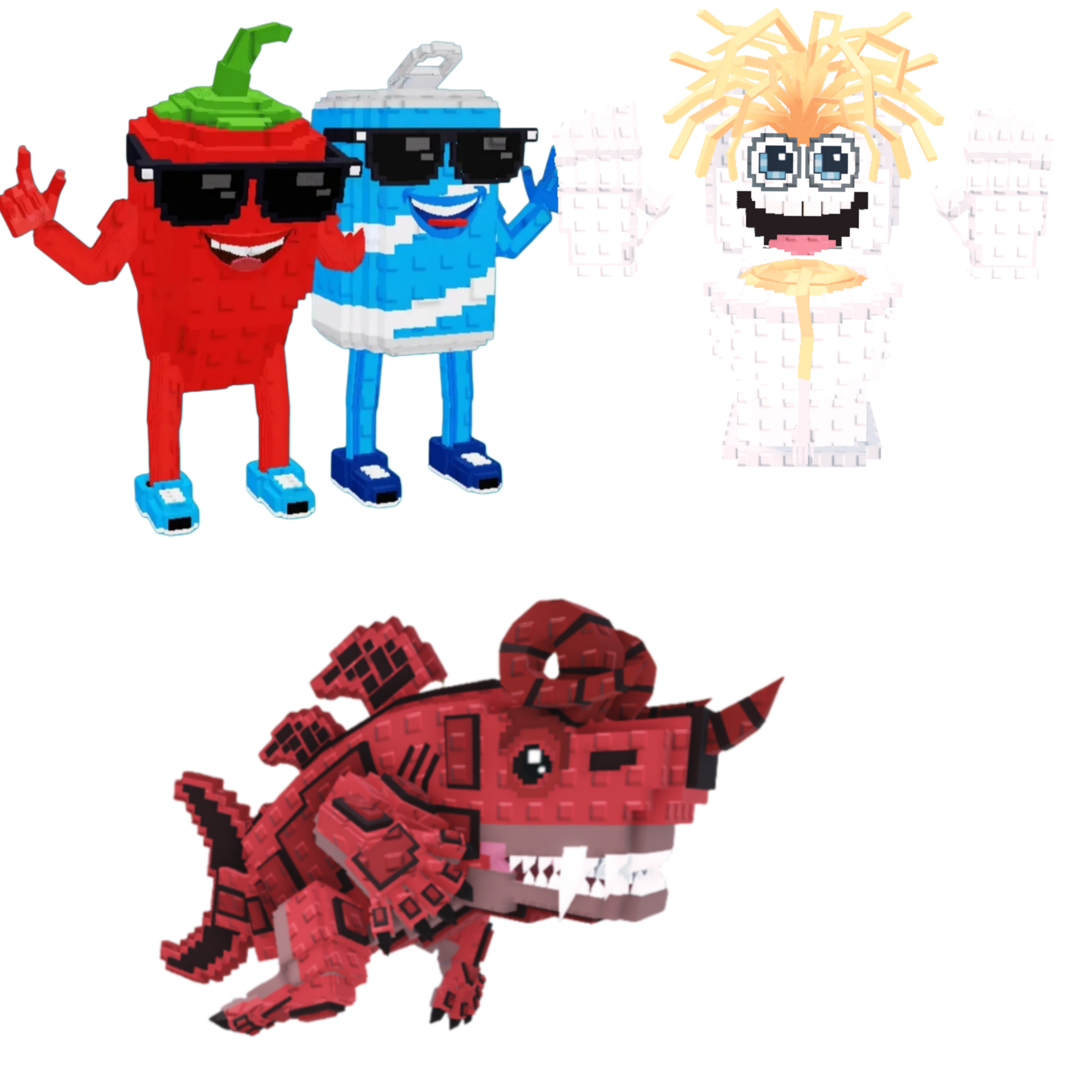 [BUNDLE] - 🚁 1x Swaggy Bros 🚁 1x Spaghetti Tualetti 🚁 1x Eviledon