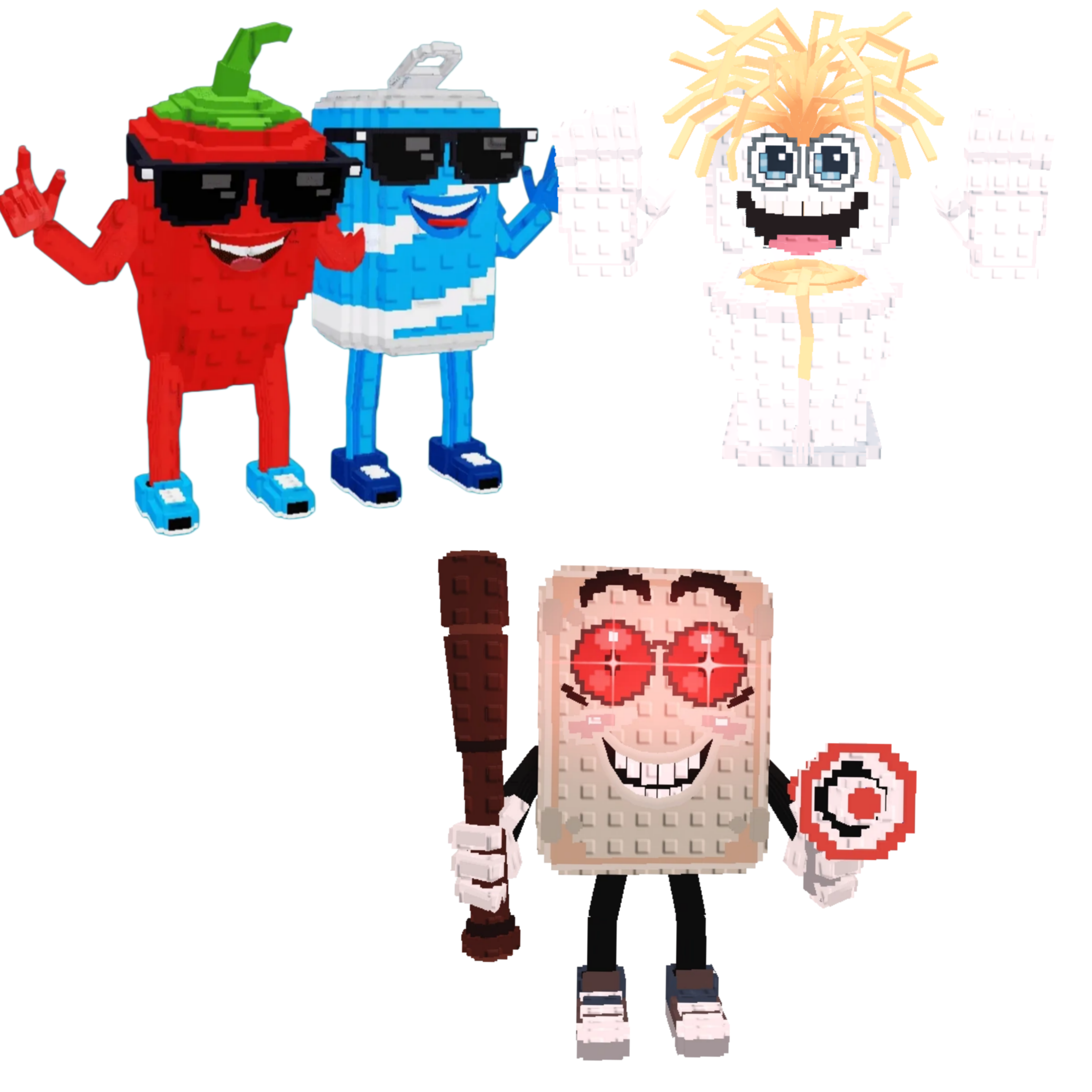 [BUNDLE] - 🛸 1x Swaggy Bros 🛸 1x Spaghetti Tualetti 🛸 1x Tang Tang Keletang