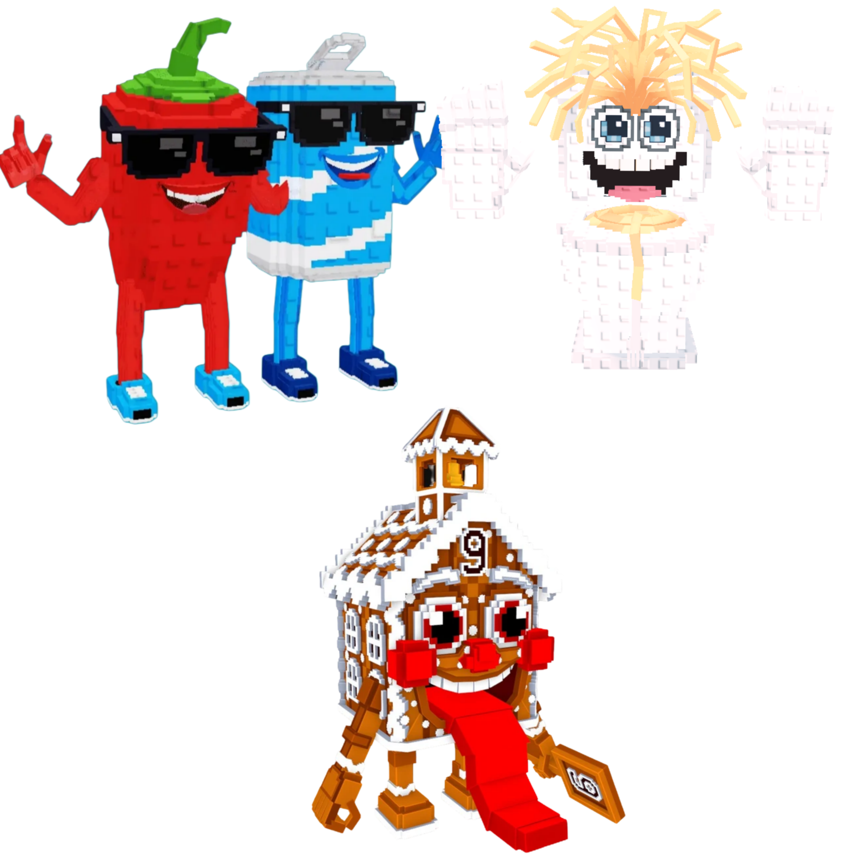 [BUNDLE] - 🛎️ 1x Swaggy Bros 🛎️ 1x Spaghetti Tualetti 🛎️ 1x La Ginger Sekolah
