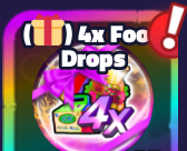 4X FOOD DROPS - SPONGEBOB TOWER DEFENSE / STD