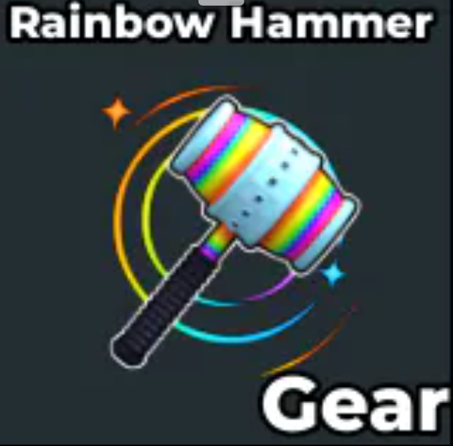 🌈Rainbow Hammer🌈 Very Rare❗【Steal a Brainrot】✅Instant Delivery✅