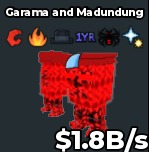 BS5954 Cursed Garama And Madundung 1.8B/s (7 Traits) 1YR Trait