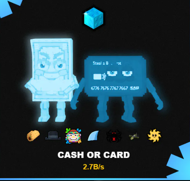 💎Cash or Card 2.7B/s【SAB Diamond Secret】💎INSTANT DELIVERY💎