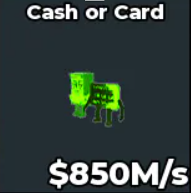 Cash or Card Radioactive