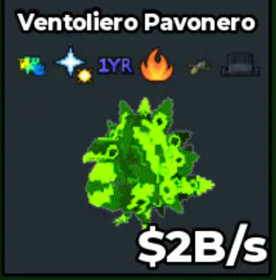Radioactive Ventoliero Pavonero 2B/s