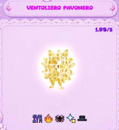 🔱 Divine Ventoliero Pavonero with 1 Year Trait | ❗ 1.9B/s