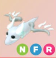 NFR Halloween Ghost White Pet (Fast Delivery)- Adopt Me