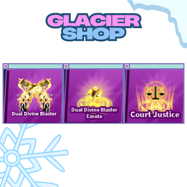Dual Divine Blaster + Explosion + Emote ( Limited Set )