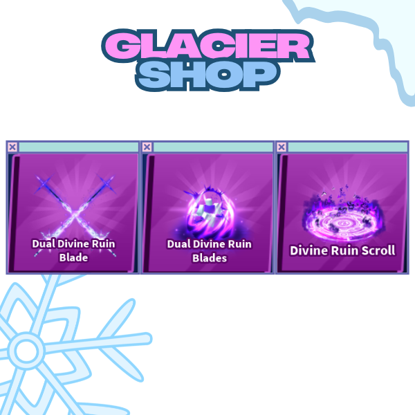 Dual Divine Ruin Blade + Explosion + Emote ( Limited Set )