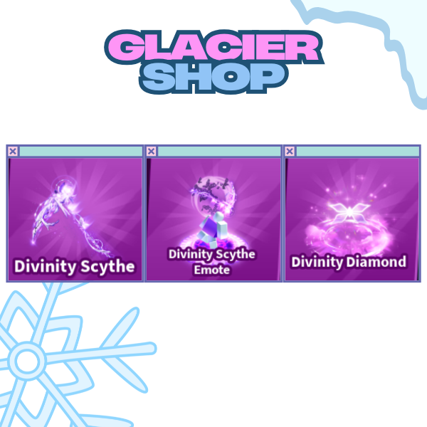 Divinity Scythe + Explosion + Emote ( Limited Set )