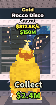 812.5K/s ⭐ Gold Rocco Disco Secret | Steal A Brainrot ⚡ FAST DELIVERY ⚡
