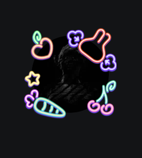 Neon Nibbles [[Avatar Decoration]] 🔥Cheap Decoration $4.99