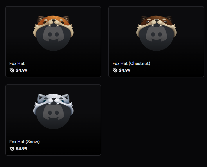 Fox Hat [[Avatar Decoration]] 🔥Cheap Decoration $4.99