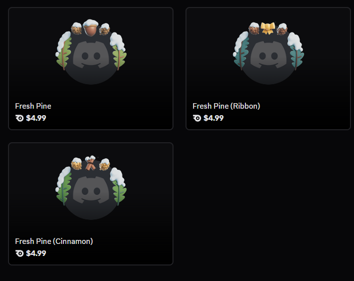 Fresh Pine [[Avatar Decoration]] 🔥Cheap Decoration $4.99