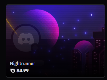 Nightrunner [[Profile Effect]] 🔥Cheap Decoration $4.99