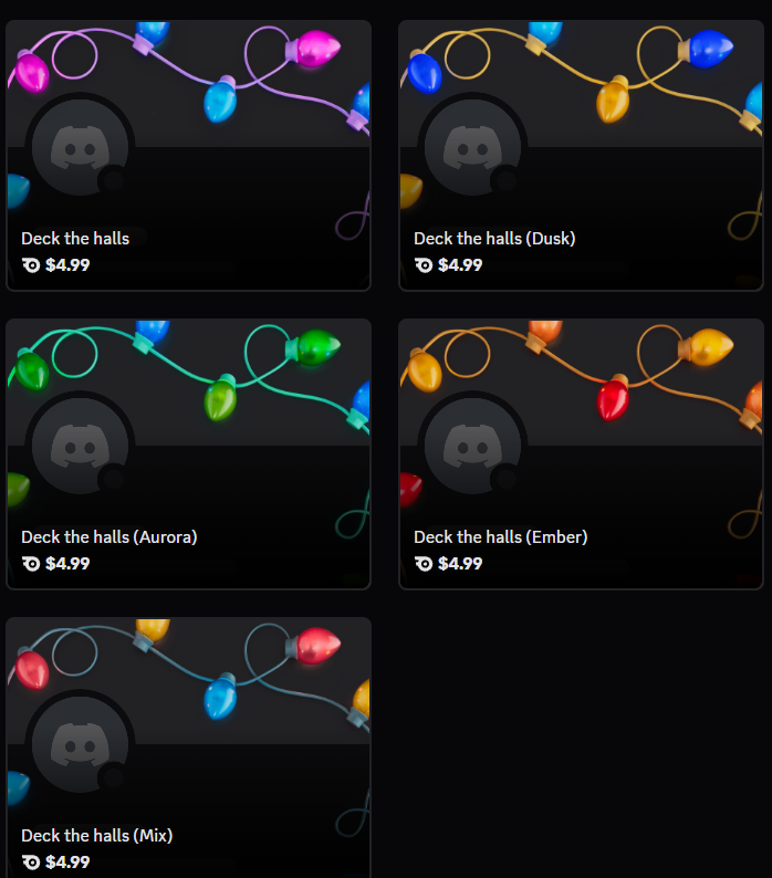 Deck The Halls [[Profile Effect]] 🔥Cheap Decoration $4.99