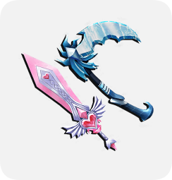 Heartblade & Icewing Set [MM2] Instant Delivery (24/7 Online )