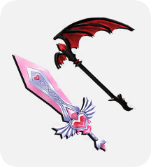 Batwing & Heartblade Set [MM2] Instant Delivery (24/7 Online )