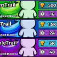 Trail Green Blue Purple