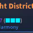 Unusual Night District (Delta) P37 Charm Harmony - A Universal Time (AUT)