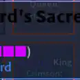 Unusual Blood Lord Sacred Spear (Asgore) P58 Charm - A Universal Time (AUT)